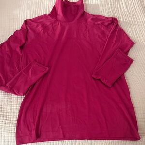 lululemon athletica Bright Fuchsia Ribbed Turtleneck
